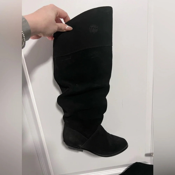 Aqua College  | Black Suede Boots | Size 6 - Picture 2 of 6